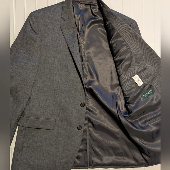 Lot Bundle Lauren Ralph Lauren Wool Sport Coats Blazers Mens 42R Single Breasted